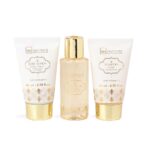 IDC INSTITUTE SCENTED BATH GOLD COSMETIC BAG SET VANILLA & BERGAMOT ΣΕΤ ΔΩΡΟΥ 16 X 19 X 10CM 4PCS - Image 3