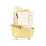IDC INSTITUTE SCENTED GOLD MINI BATHTUB SET – ΣΕΤ ΜΠΑΝΙΟΥ ΣΕ ΜΙΝΙ ΜΠΑΝΙΕΡΑ